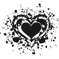 Gm Grunge Vector Heart 13